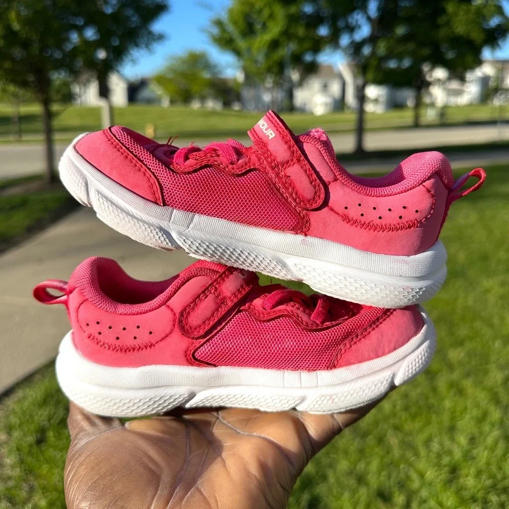 Under Armour Kids' Assert 10 Running Sneakers Toddler Girl Size 10 Pink